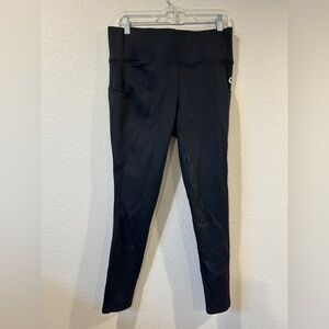 Dover Saddlery Women’s Black Stride Riding Leggings with Pockets - 32